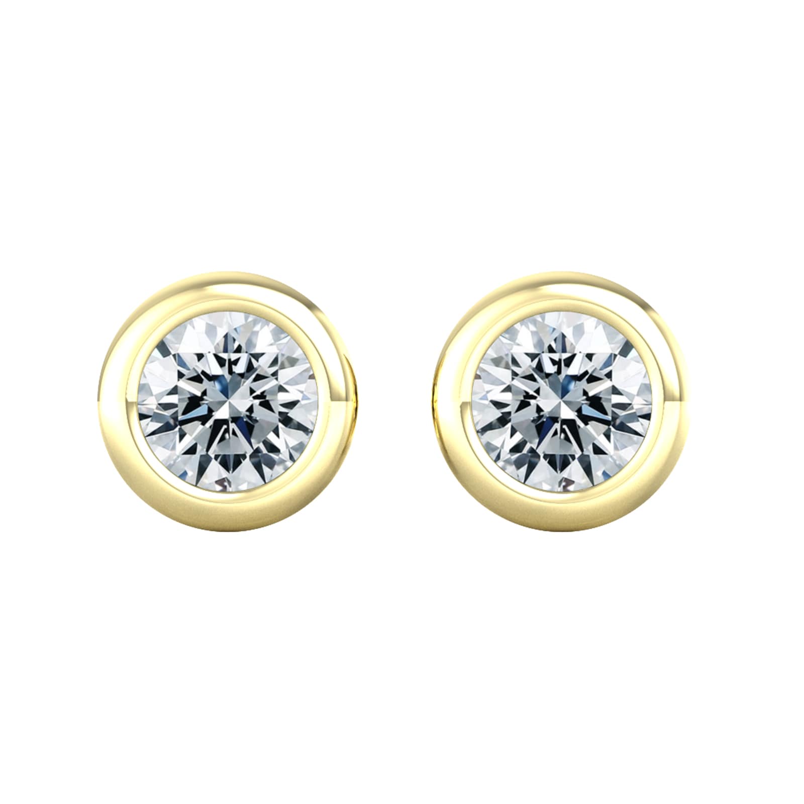 18ct Yellow Gold 0.33ct Diamond Stud Earrings
