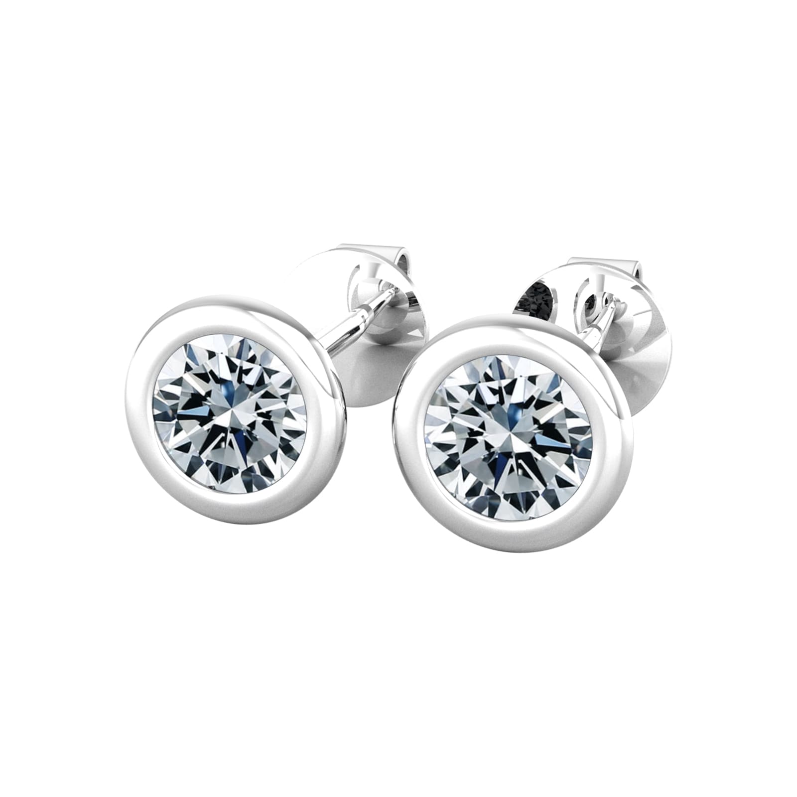 By Request 9ct White Gold 0.80ct Diamond Stud Earrings By Request 9ct White Gold 0.80ct Diamond Stud Earrings