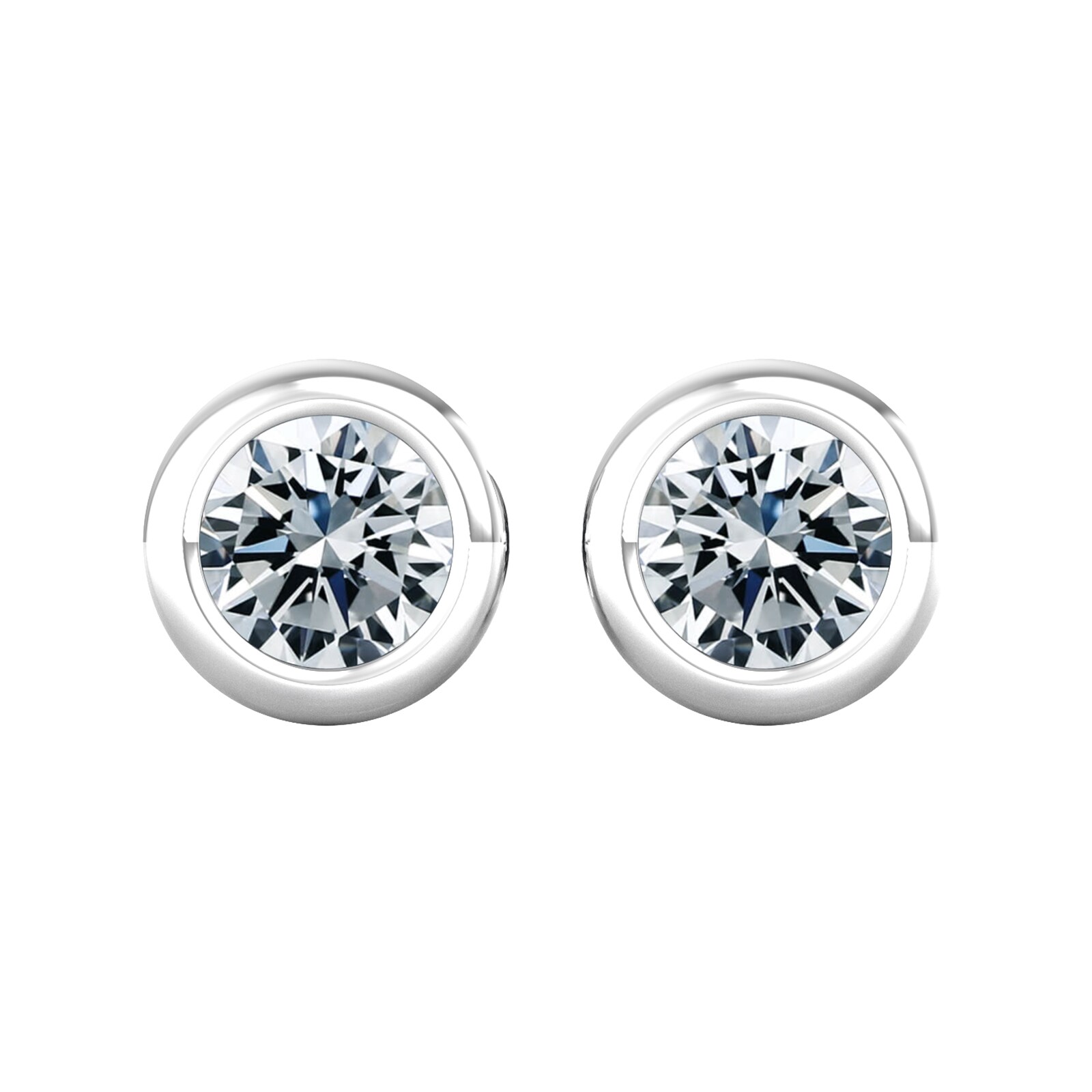 By Request 18ct White Gold 0.80ct Diamond Stud Earrings By Request 18ct White Gold 0.80ct Diamond Stud Earrings