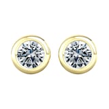 By Request 18ct Yellow Gold 1ct Diamond Stud Earrings