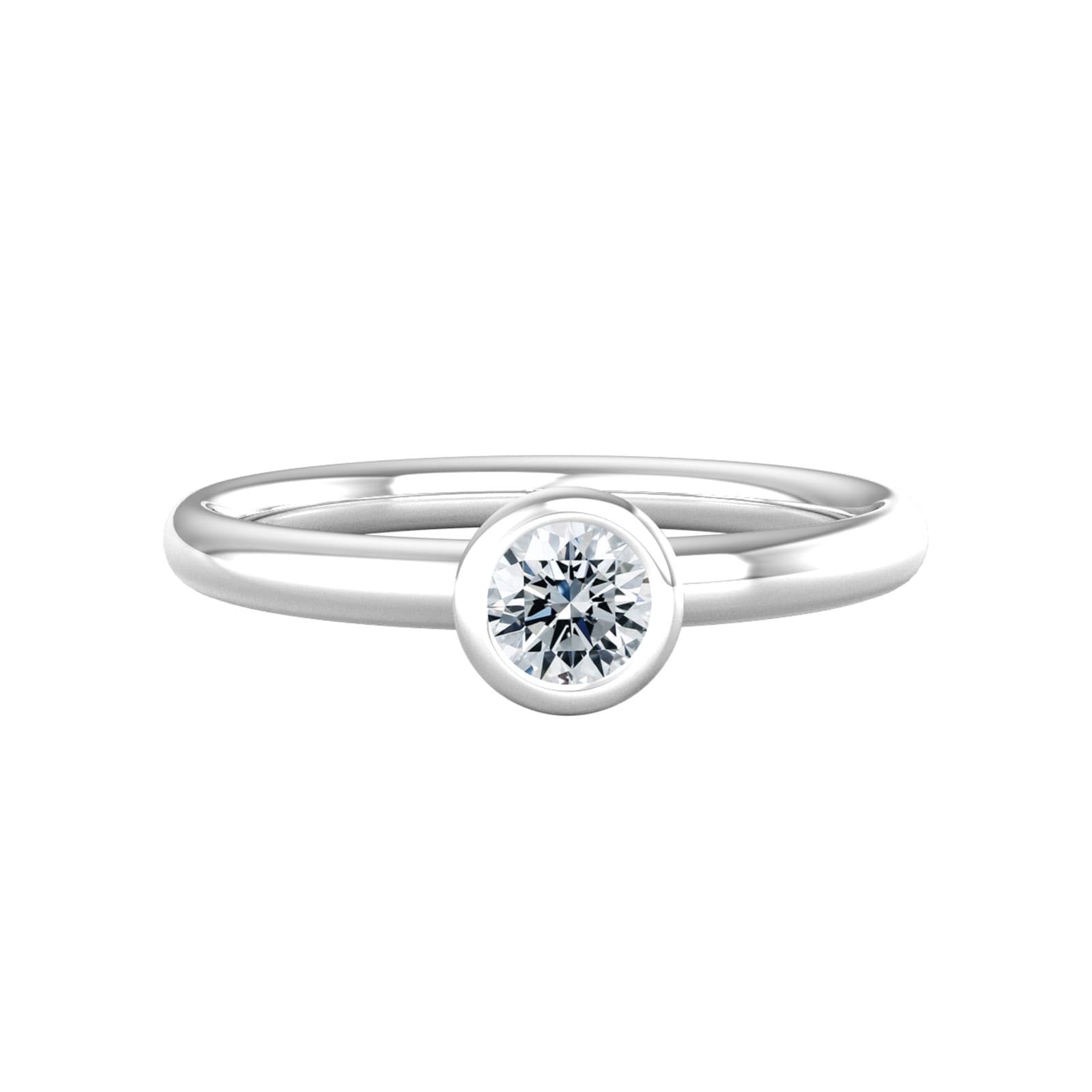 By Request 9ct White Gold 0.25ct Diamond Ring
