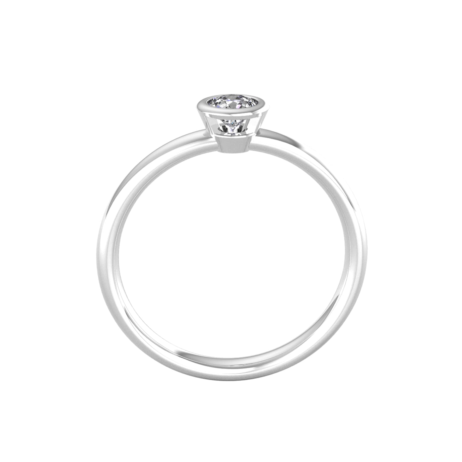 By Request 9ct White Gold 0.25ct Diamond Ring