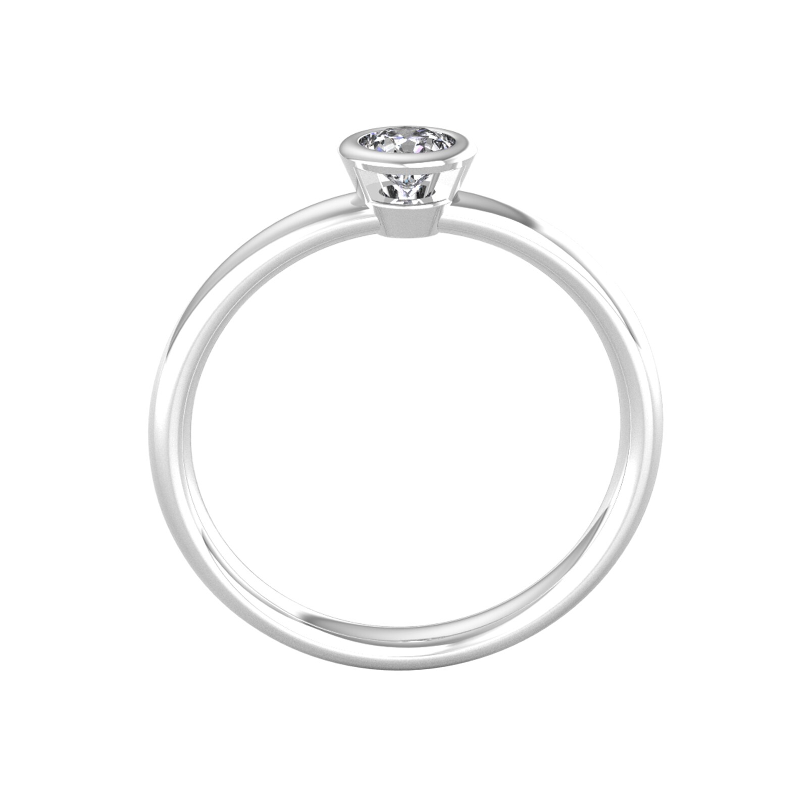 By Request 18ct White Gold 0.25ct Diamond Ring