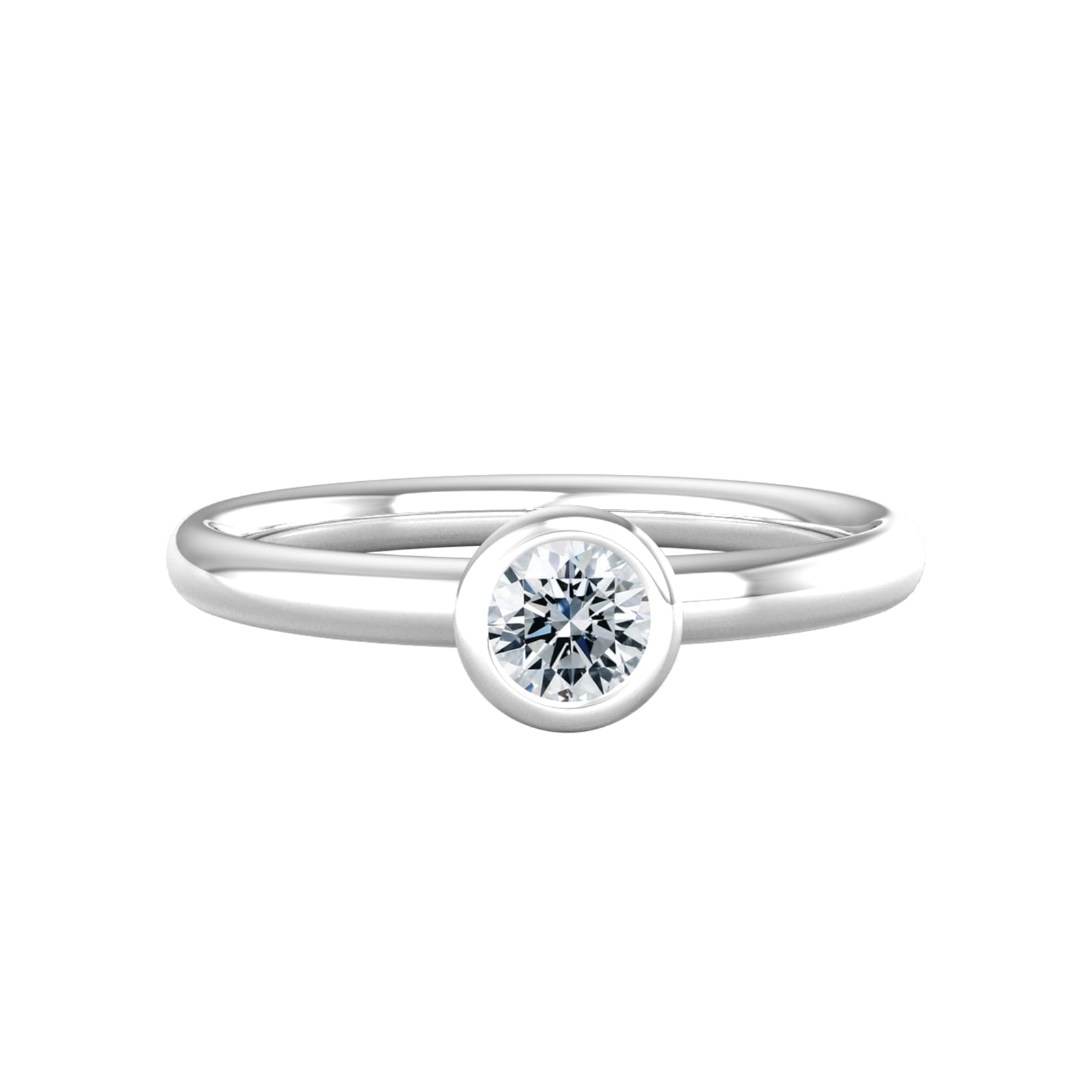By Request 18ct White Gold 0.33ct Diamond Ring
