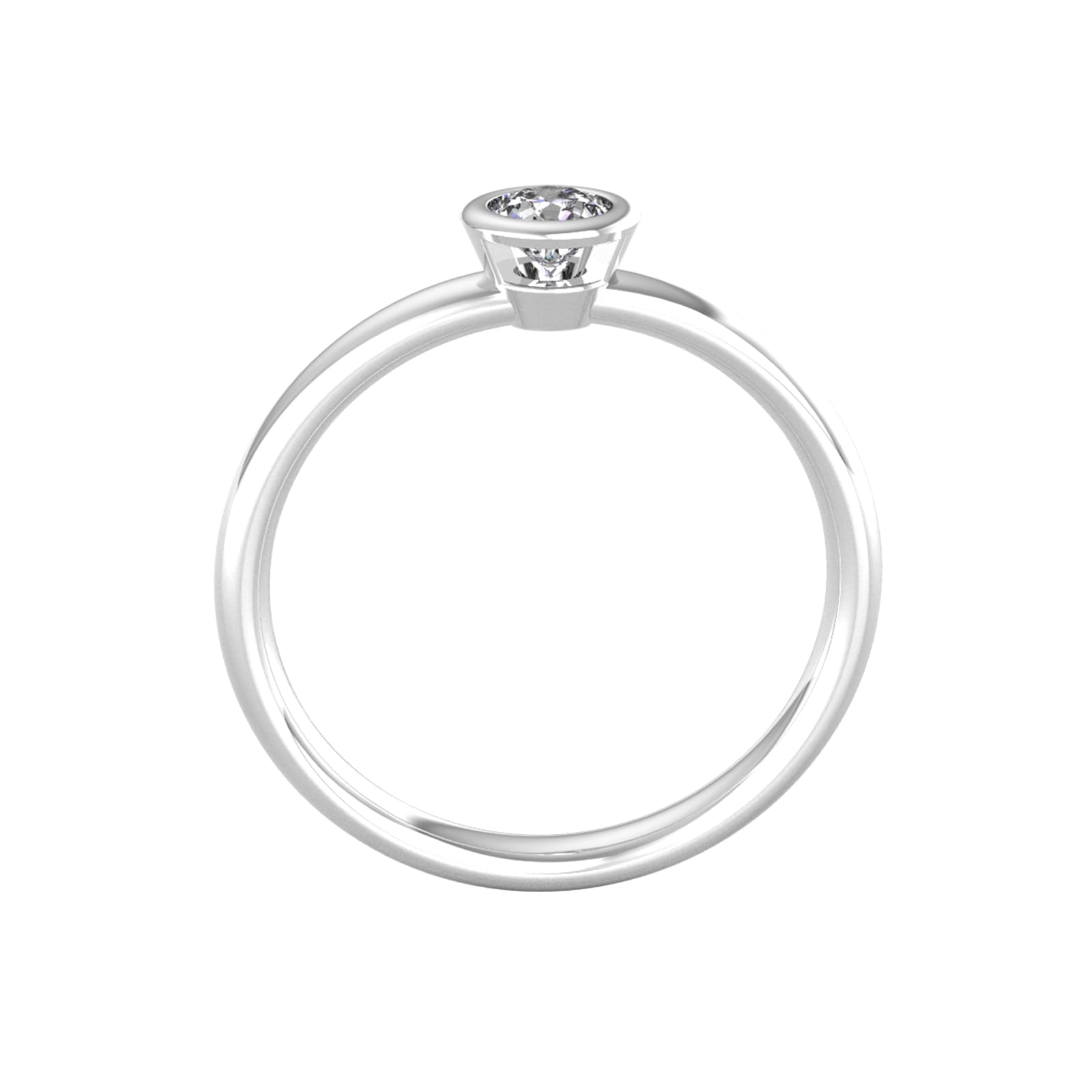 By Request 18ct White Gold 0.33ct Diamond Ring