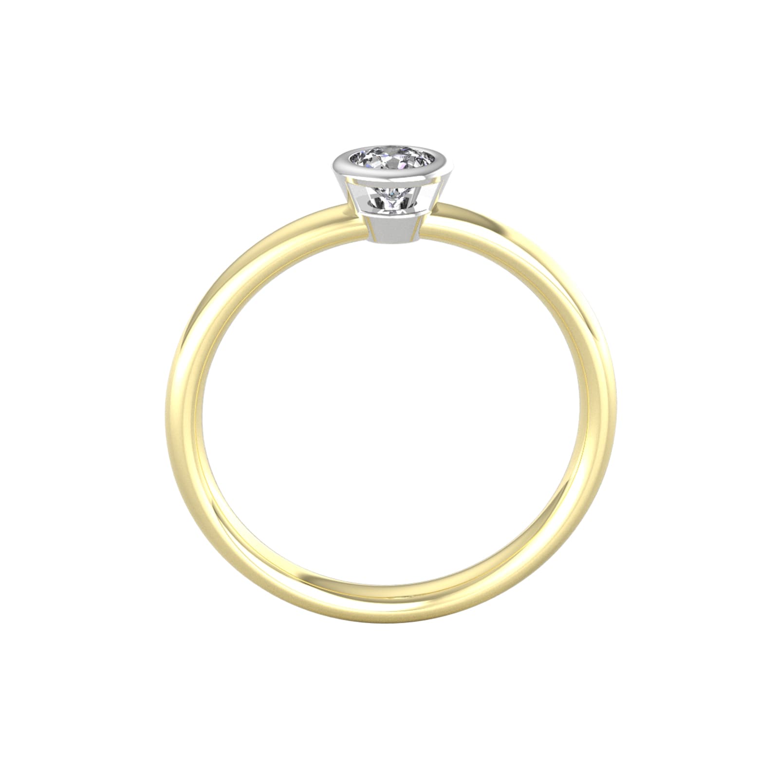 By Request 9ct White & Yellow Gold 0.33ct Diamond Ring By Request 9ct White & Yellow Gold 0.33ct Diamond Ring