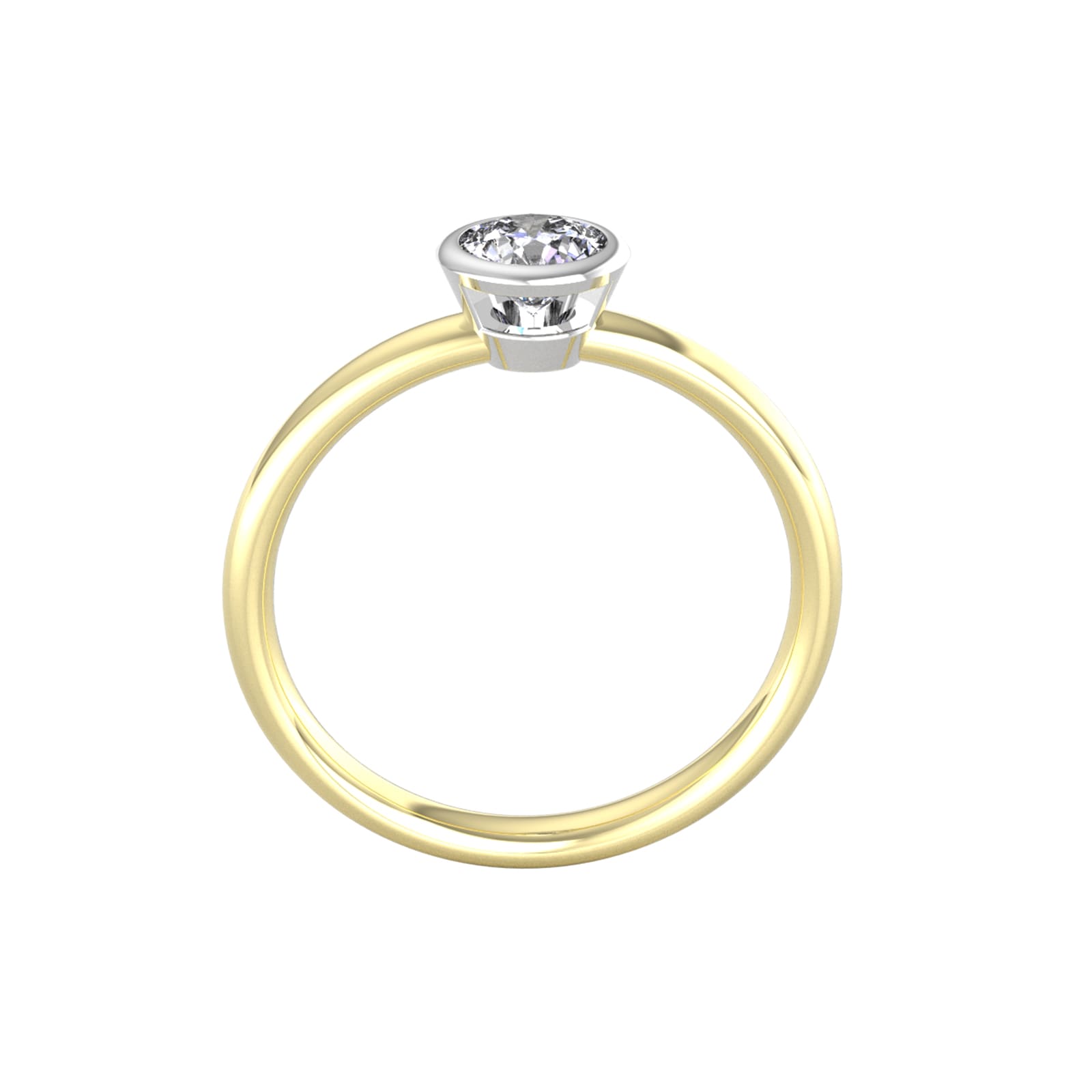 By Request 9ct White & Yellow Gold 0.40ct Diamond Ring By Request 9ct White & Yellow Gold 0.40ct Diamond Ring