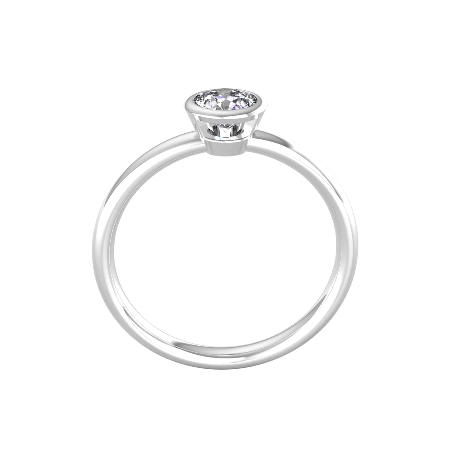 By Request 9ct White Gold 0.50ct Diamond Ring