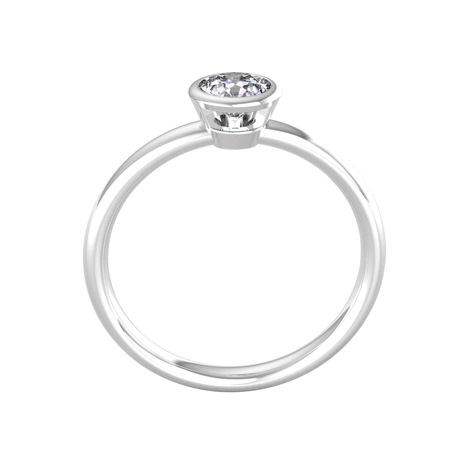 By Request 18ct White Gold 0.50ct Diamond Ring
