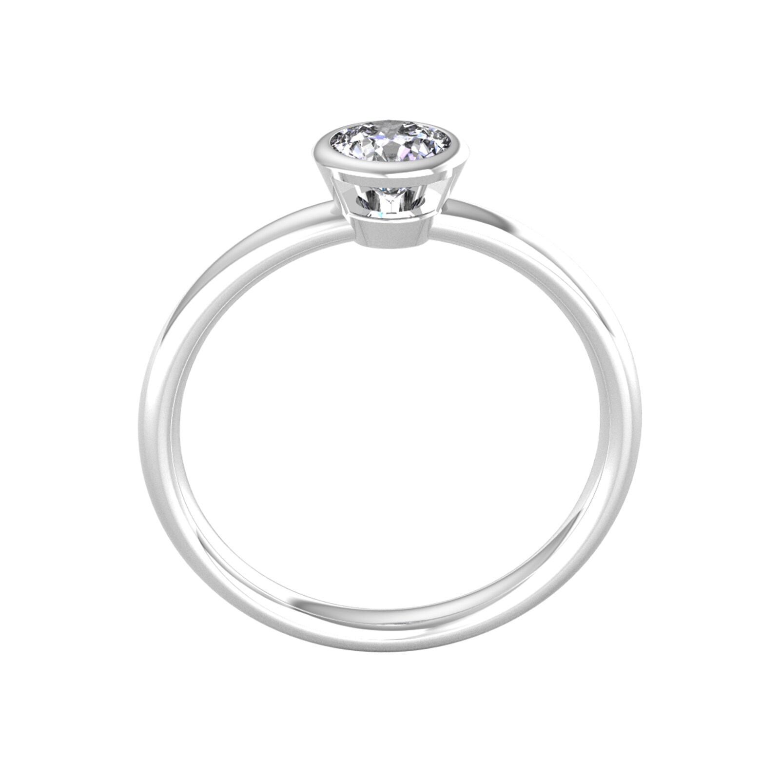 By Request 18ct White Gold 0.50ct Diamond Ring