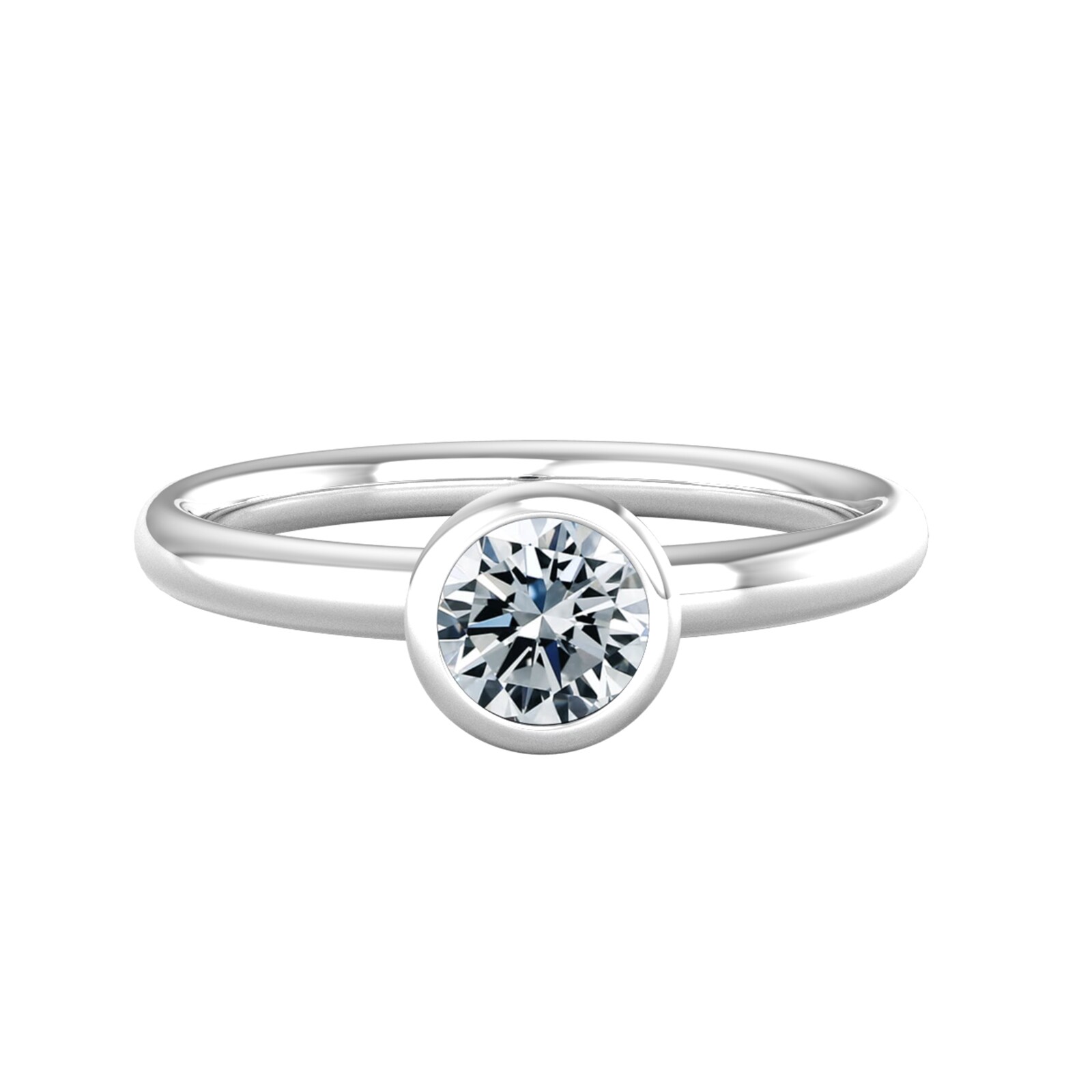 By Request 18ct White Gold 0.60ct Diamond Ring