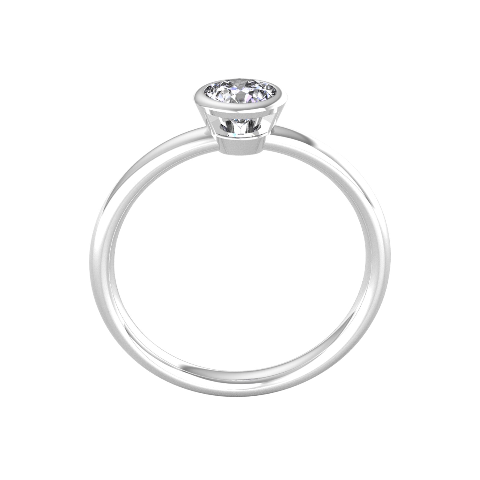 By Request 18ct White Gold 0.60ct Diamond Ring