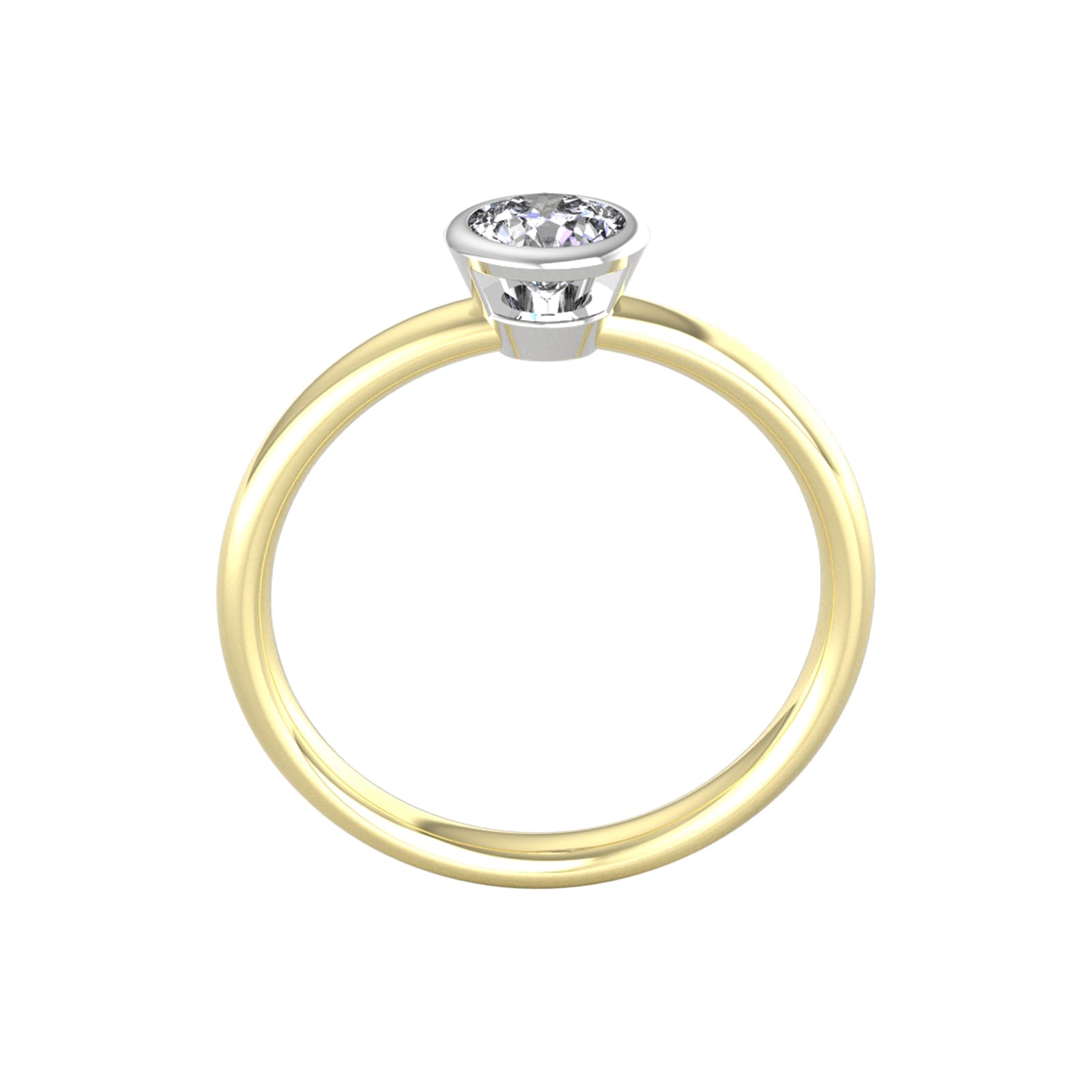 By Request 9ct White & Yellow Gold 0.60ct Diamond Ring By Request 9ct White & Yellow Gold 0.60ct Diamond Ring