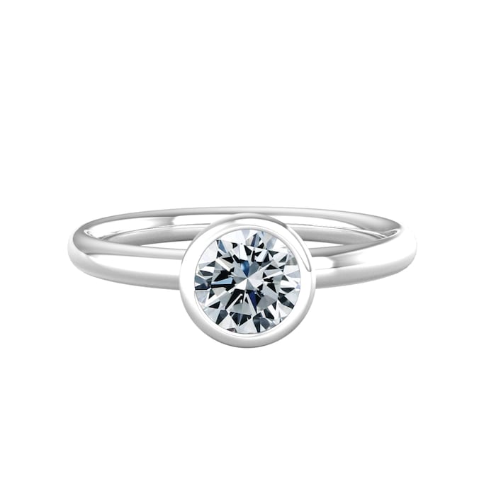 By Request 18ct White Gold 0.75ct Diamond Ring - Ring Size X.5