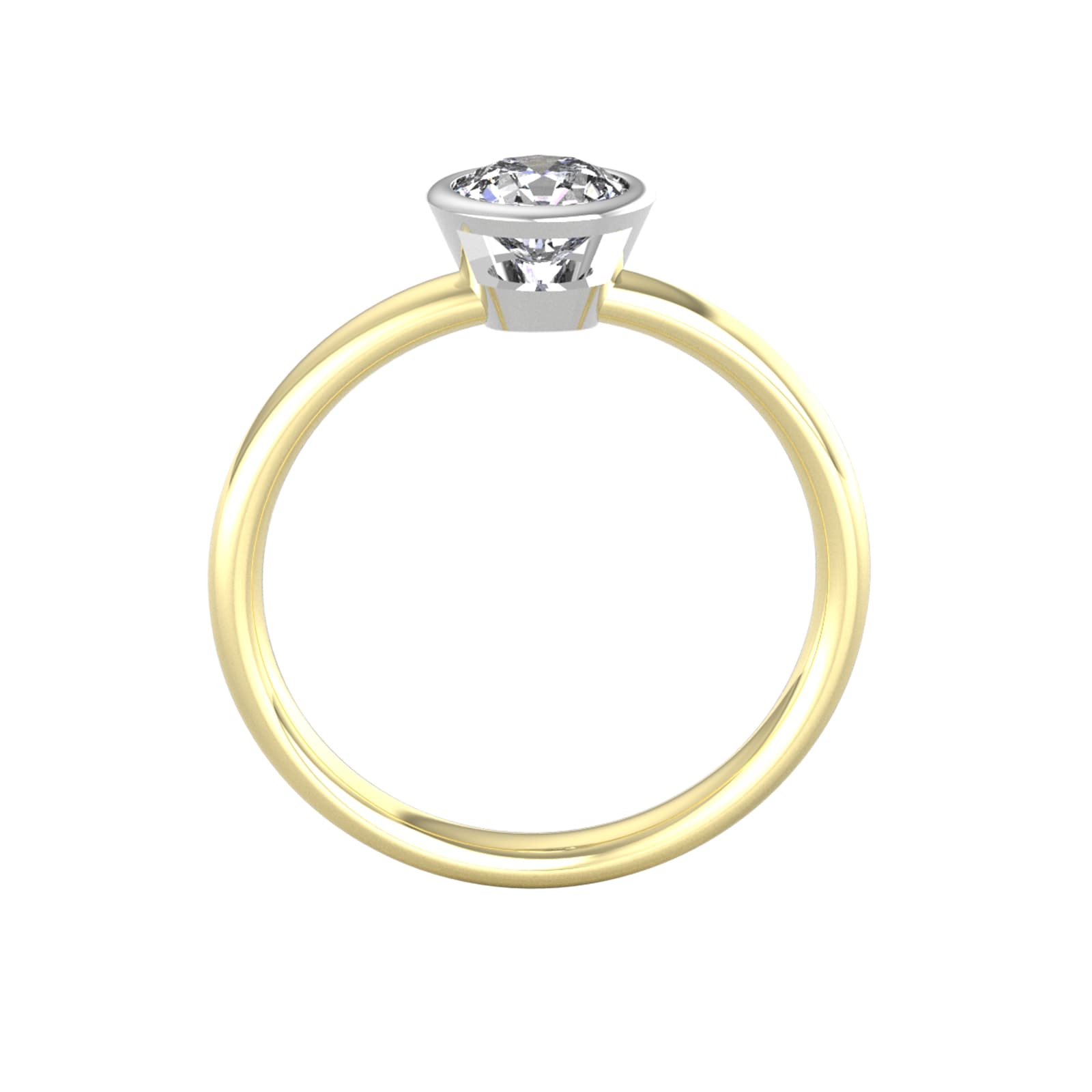 By Request 9ct White & Yellow Gold 0.80ct Diamond Ring By Request 9ct White & Yellow Gold 0.80ct Diamond Ring