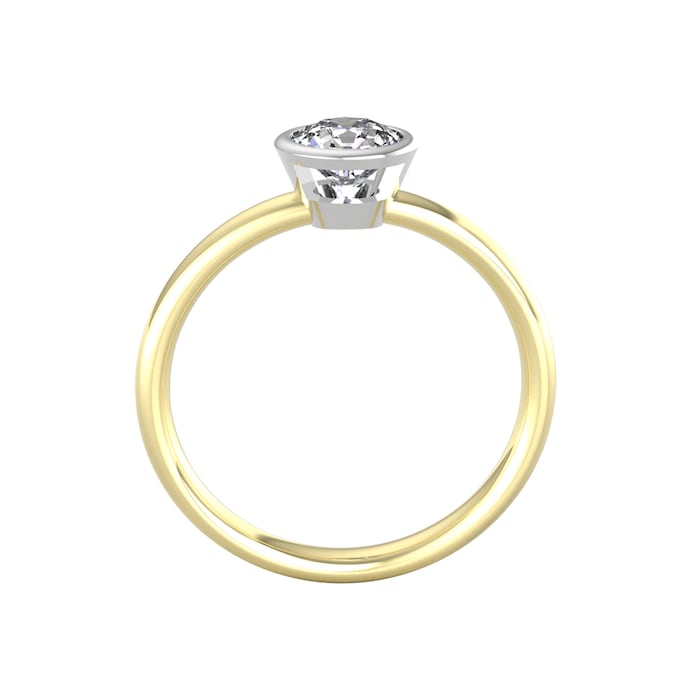 By Request 18ct White & Yellow Gold 0.80ct Diamond Ring - Ring Size C