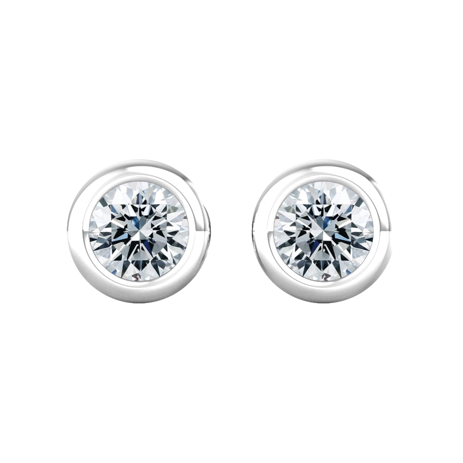 18ct White Gold 0.25ct Diamond Stud Earrings