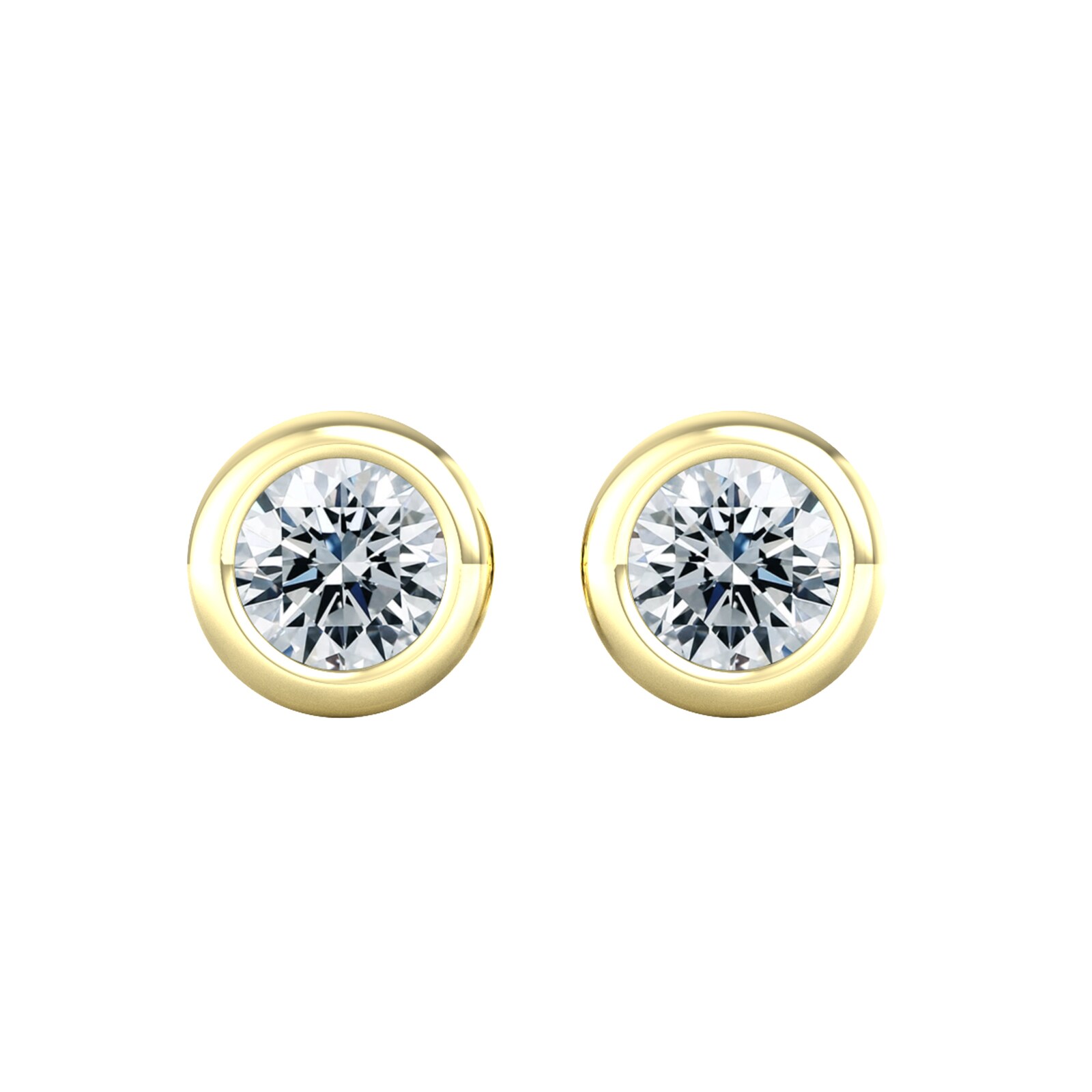 18ct Yellow Gold 0.33ct Diamond Stud Earrings
