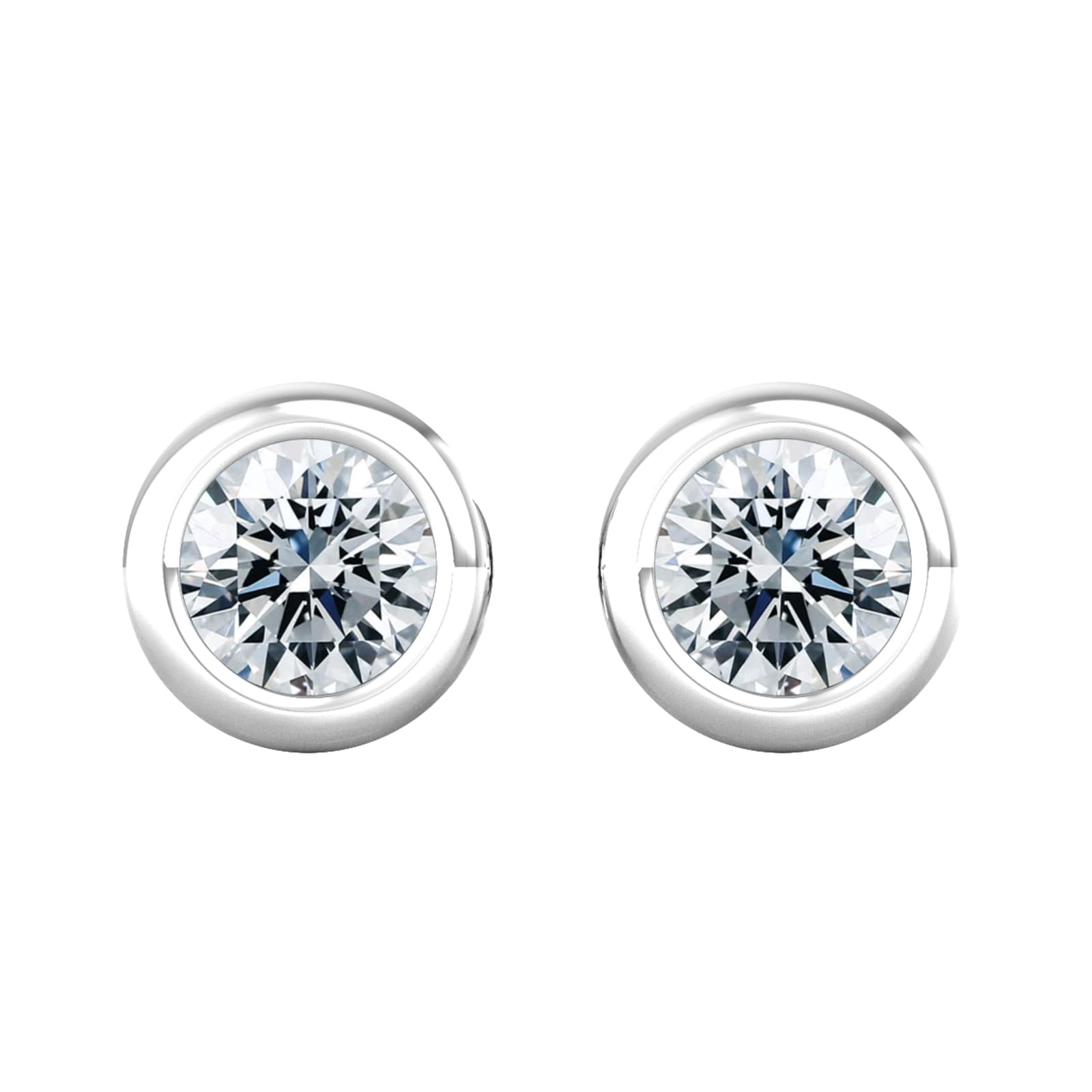 By Request 9ct White Gold 0.40ct Diamond Stud Earrings By Request 9ct White Gold 0.40ct Diamond Stud Earrings