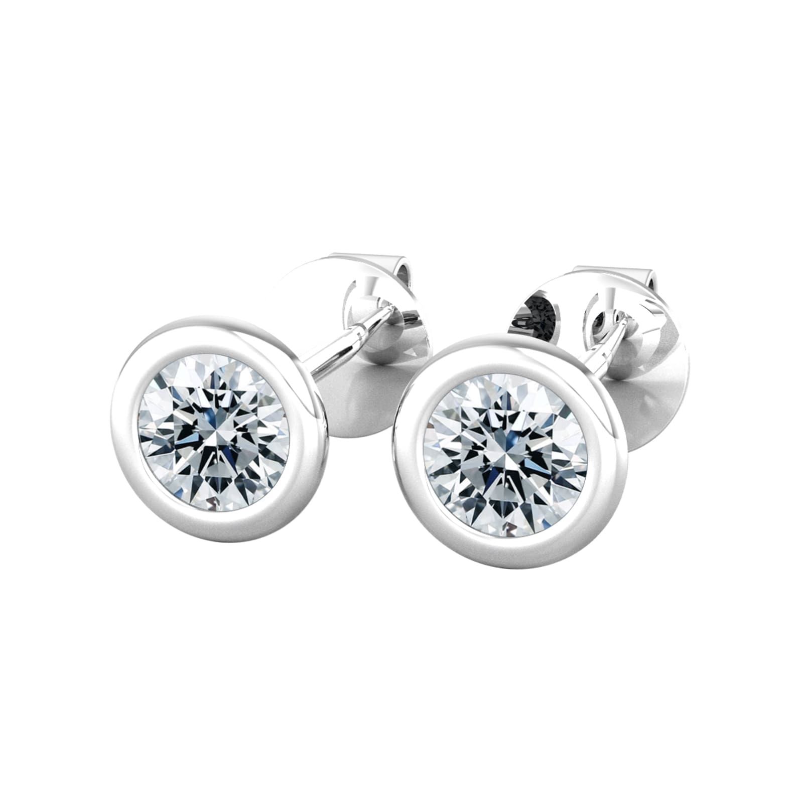 By Request 9ct White Gold 0.40ct Diamond Stud Earrings By Request 9ct White Gold 0.40ct Diamond Stud Earrings