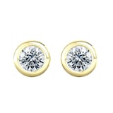 By Request 9ct Yellow Gold 0.40ct Diamond Stud Earrings