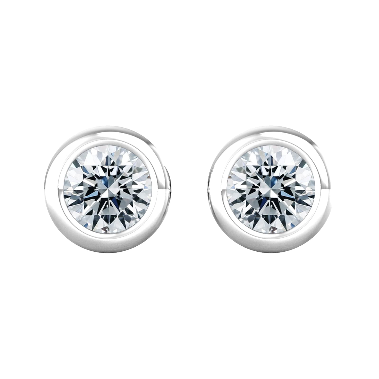 18ct White Gold 0.40ct Diamond Stud Earrings
