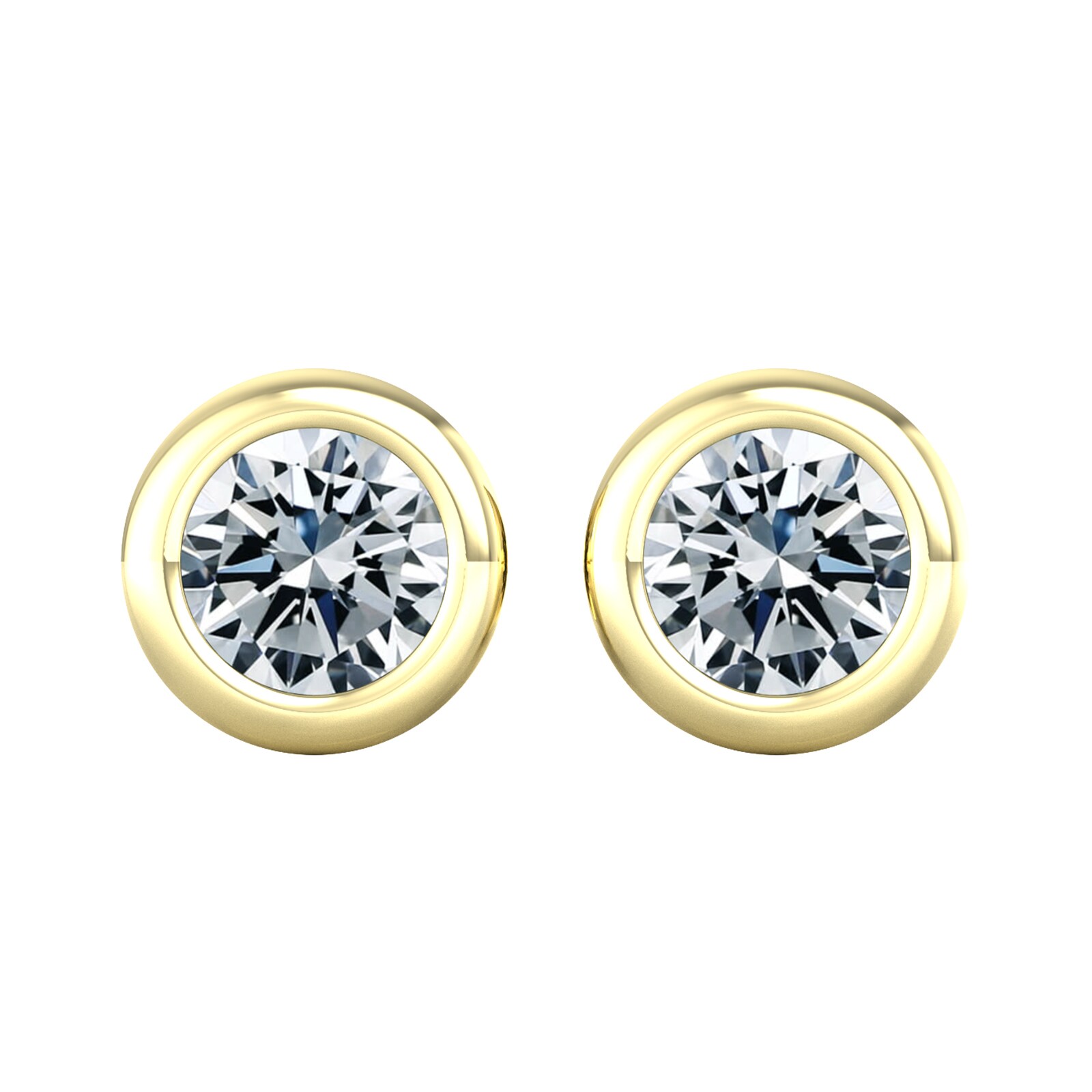 18ct Yellow Gold 0.80ct Diamond Stud Earrings