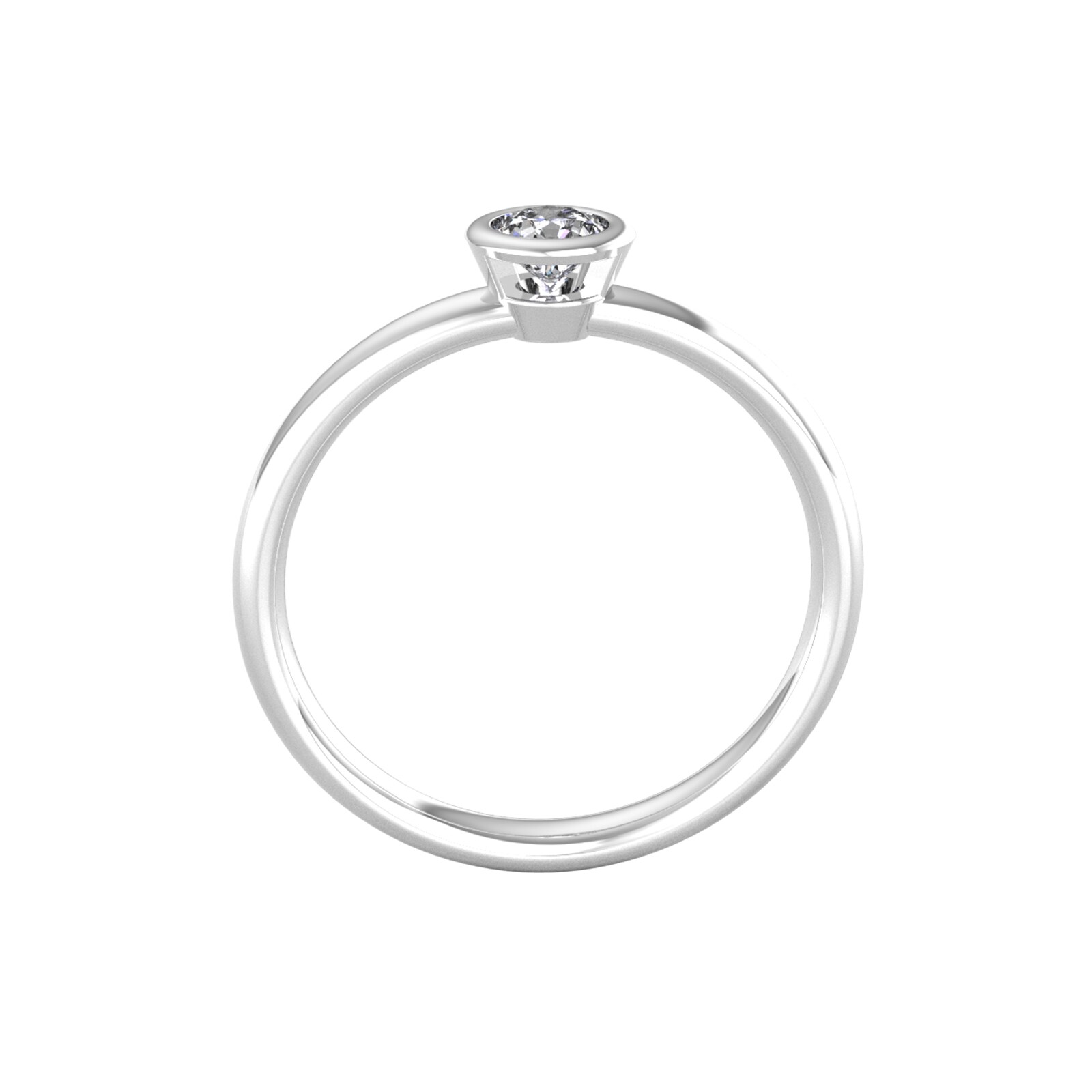 By Request 18ct White Gold 0.25ct Diamond Ring