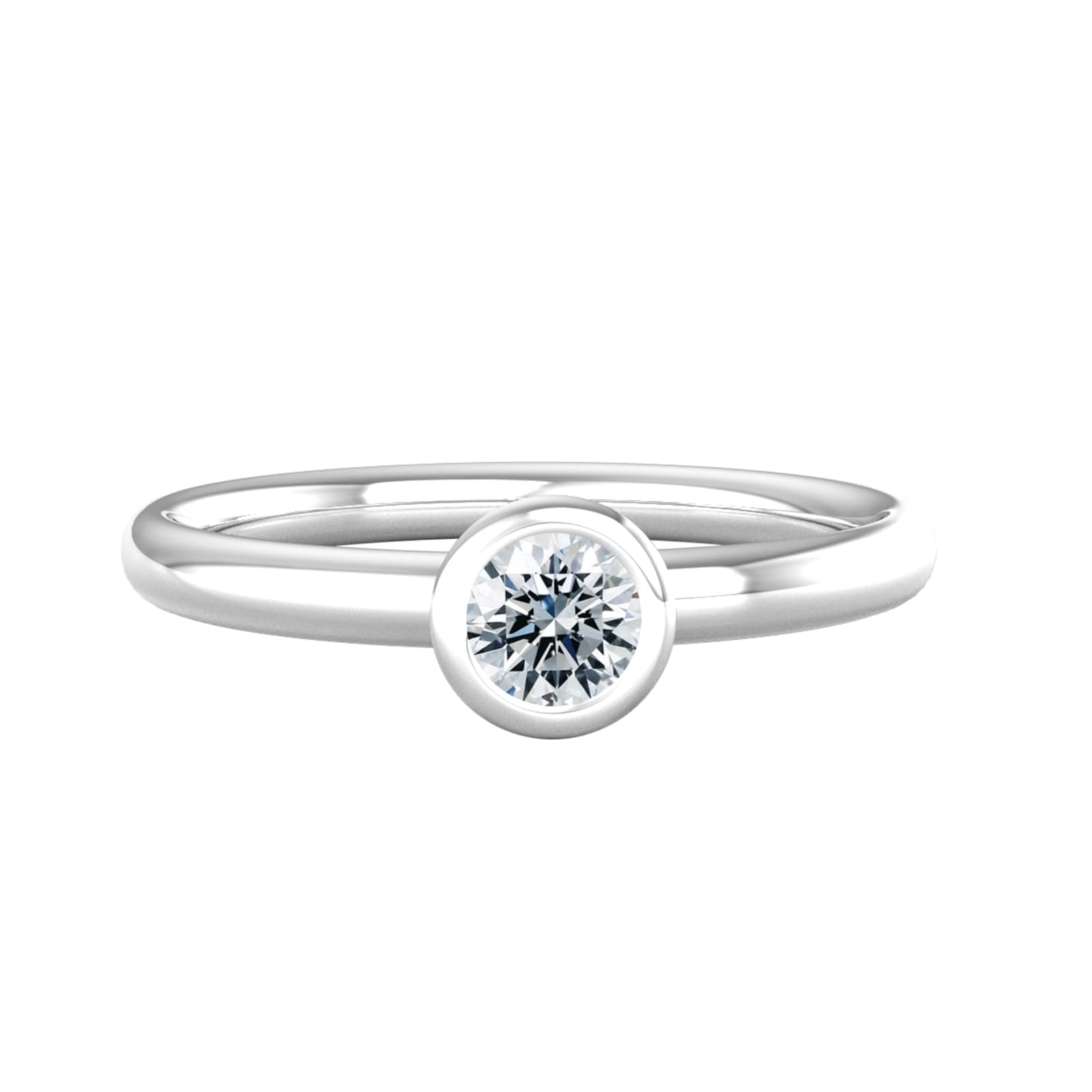 By Request 18ct White Gold 0.33ct Diamond Ring