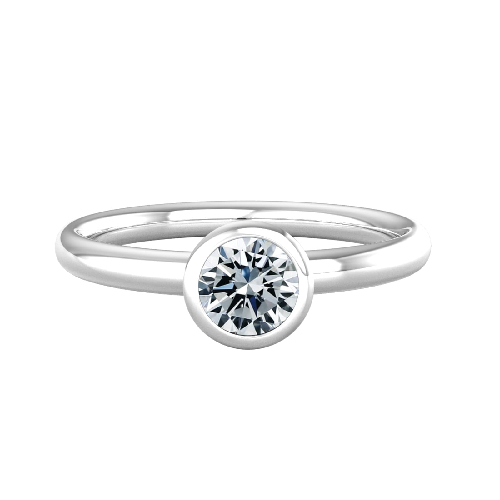 By Request 18ct White Gold 0.40ct Diamond Ring