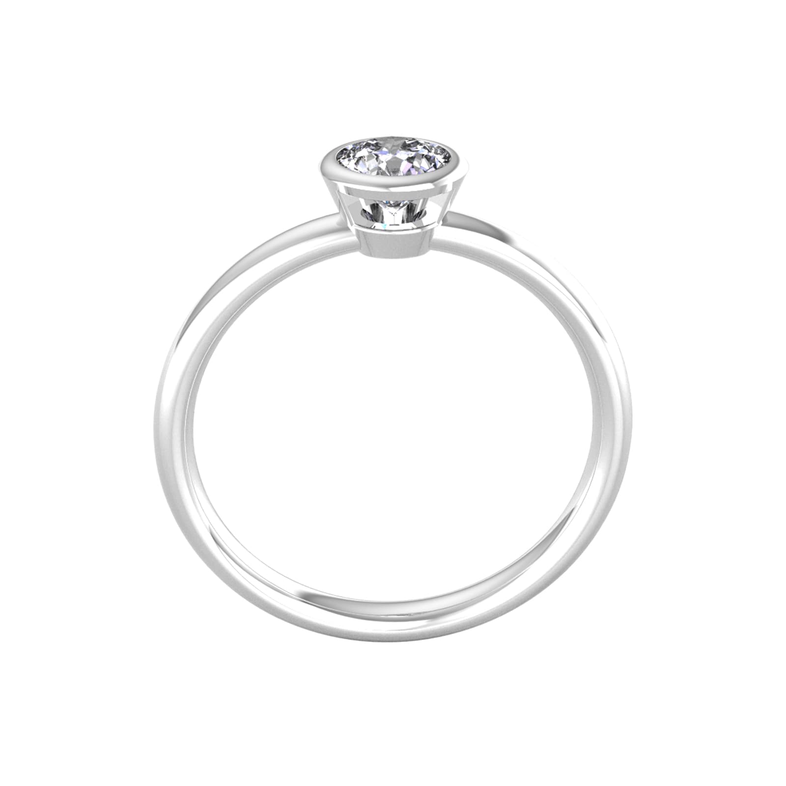 By Request 18ct White Gold 0.40ct Diamond Ring