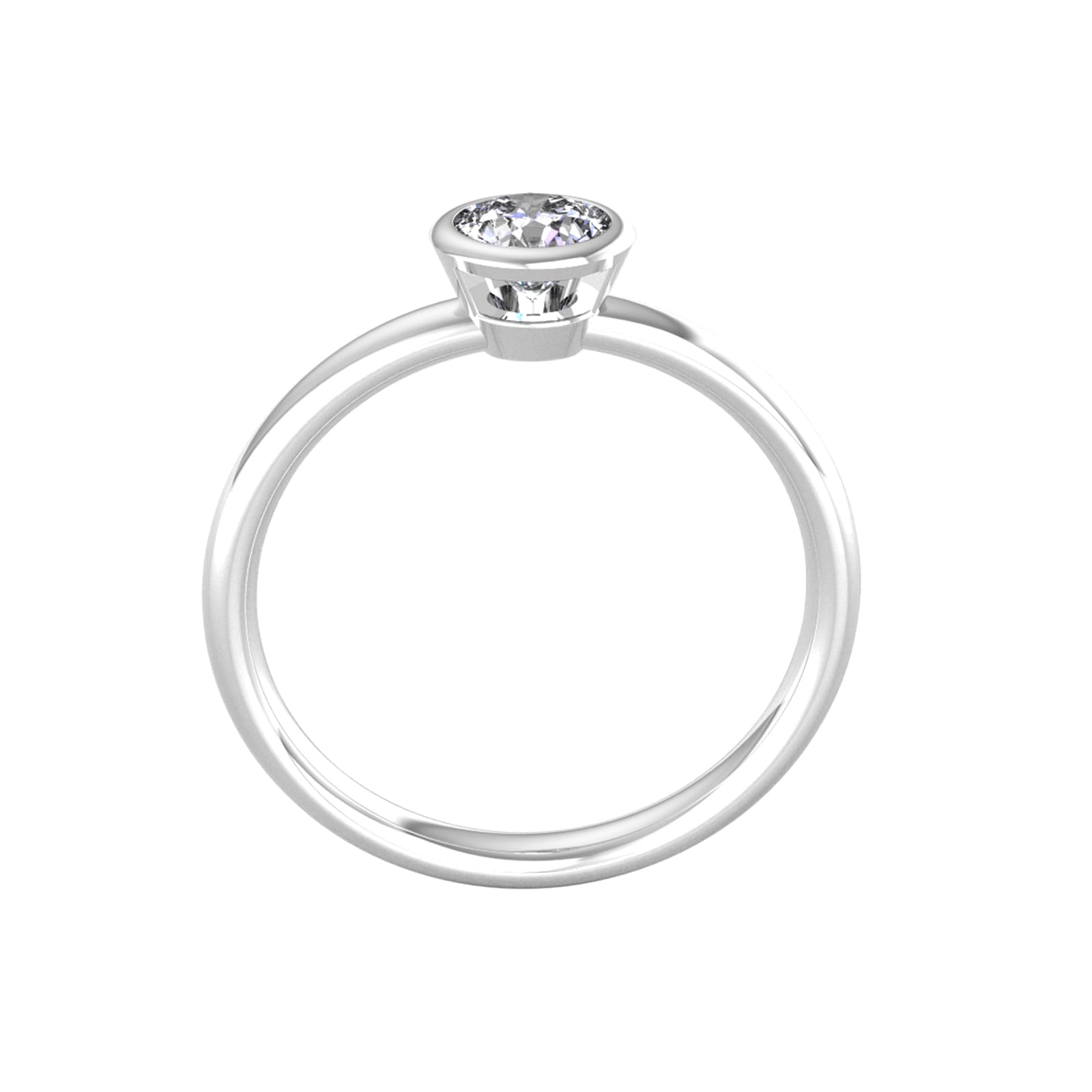 By Request 18ct White Gold 0.50ct Diamond Ring