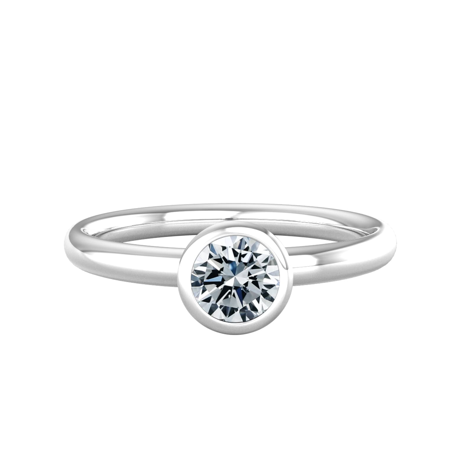 By Request 9ct White Gold 0.60ct Diamond Ring