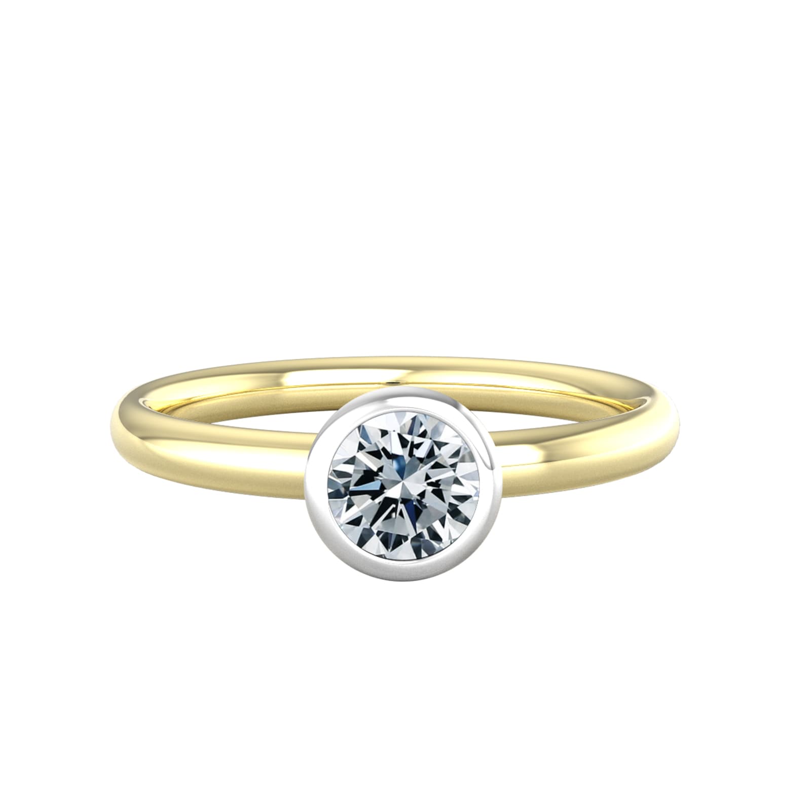By Request 9ct White & Yellow Gold 0.60ct Diamond Ring By Request 9ct White & Yellow Gold 0.60ct Diamond Ring