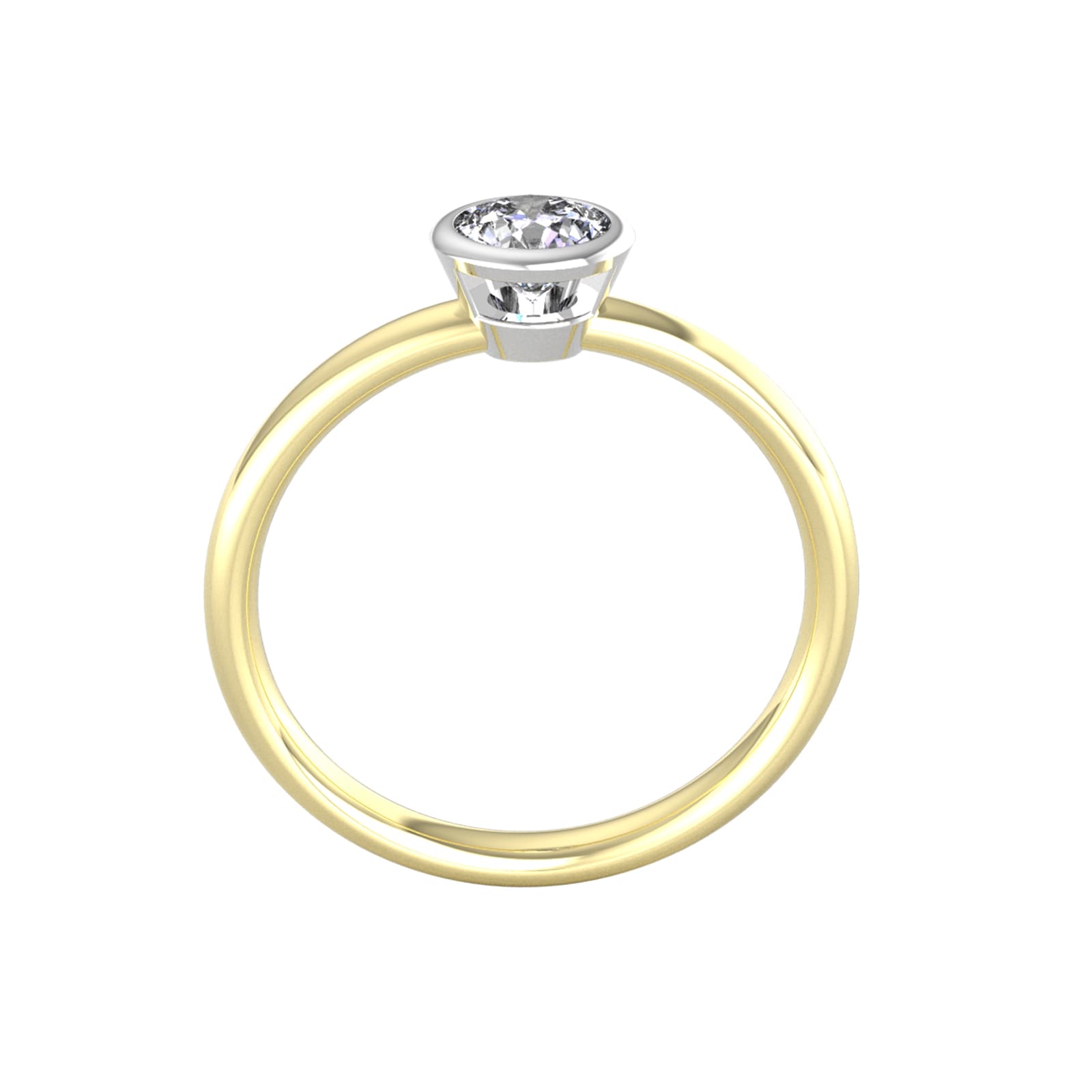 By Request 9ct White & Yellow Gold 0.60ct Diamond Ring By Request 9ct White & Yellow Gold 0.60ct Diamond Ring
