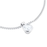 By Request 18ct White Gold 0.40ct Diamond Solitaire Pendant & Chain