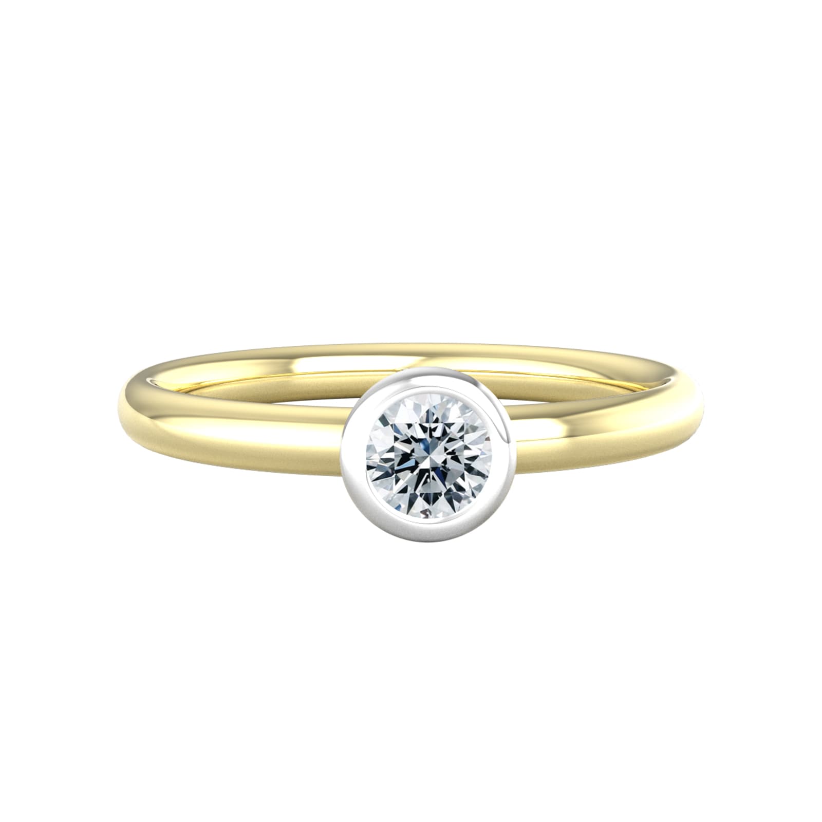 By Request 9ct White & Yellow Gold 0.33ct Diamond Ring By Request 9ct White & Yellow Gold 0.33ct Diamond Ring