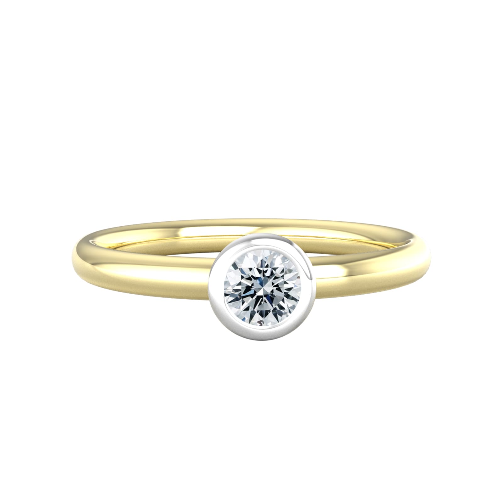 By Request 18ct White & Yellow Gold 0.33ct Diamond Ring By Request 18ct White & Yellow Gold 0.33ct Diamond Ring