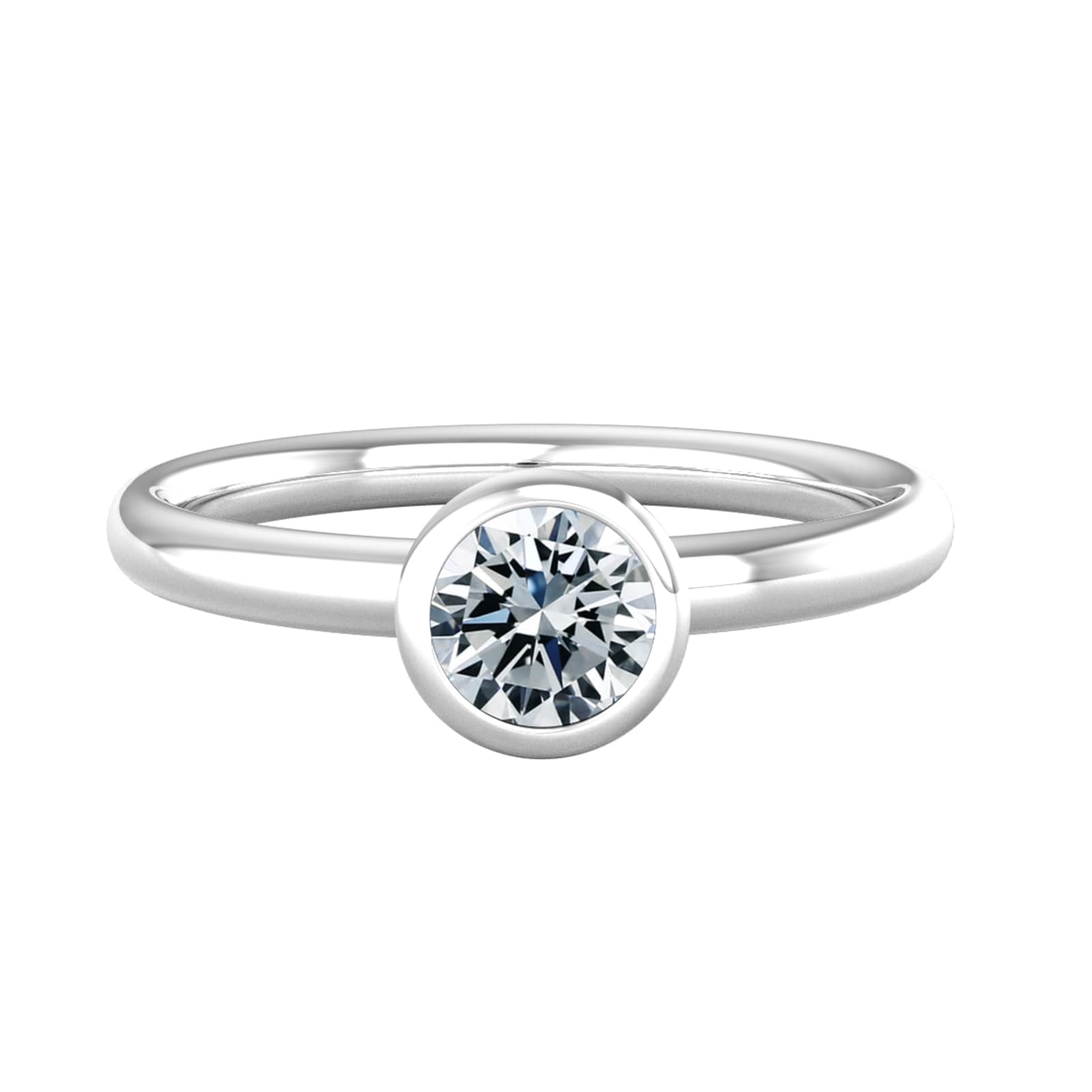 By Request 18ct White Gold 0.40ct Diamond Ring