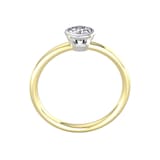 By Request 9ct White & Yellow Gold 0.40ct Diamond Ring - Ring Size Z
