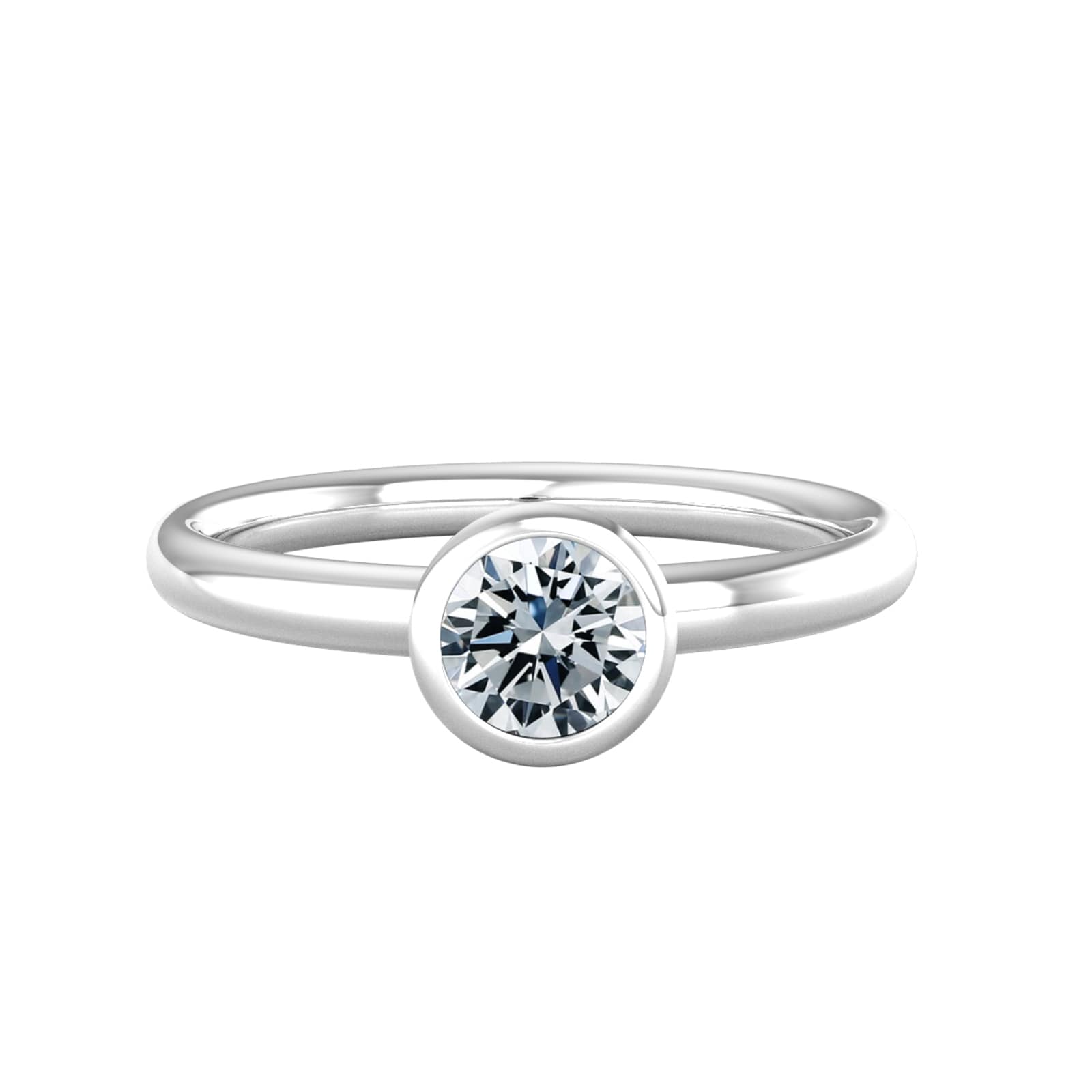 By Request 9ct White Gold 0.50ct Diamond Ring