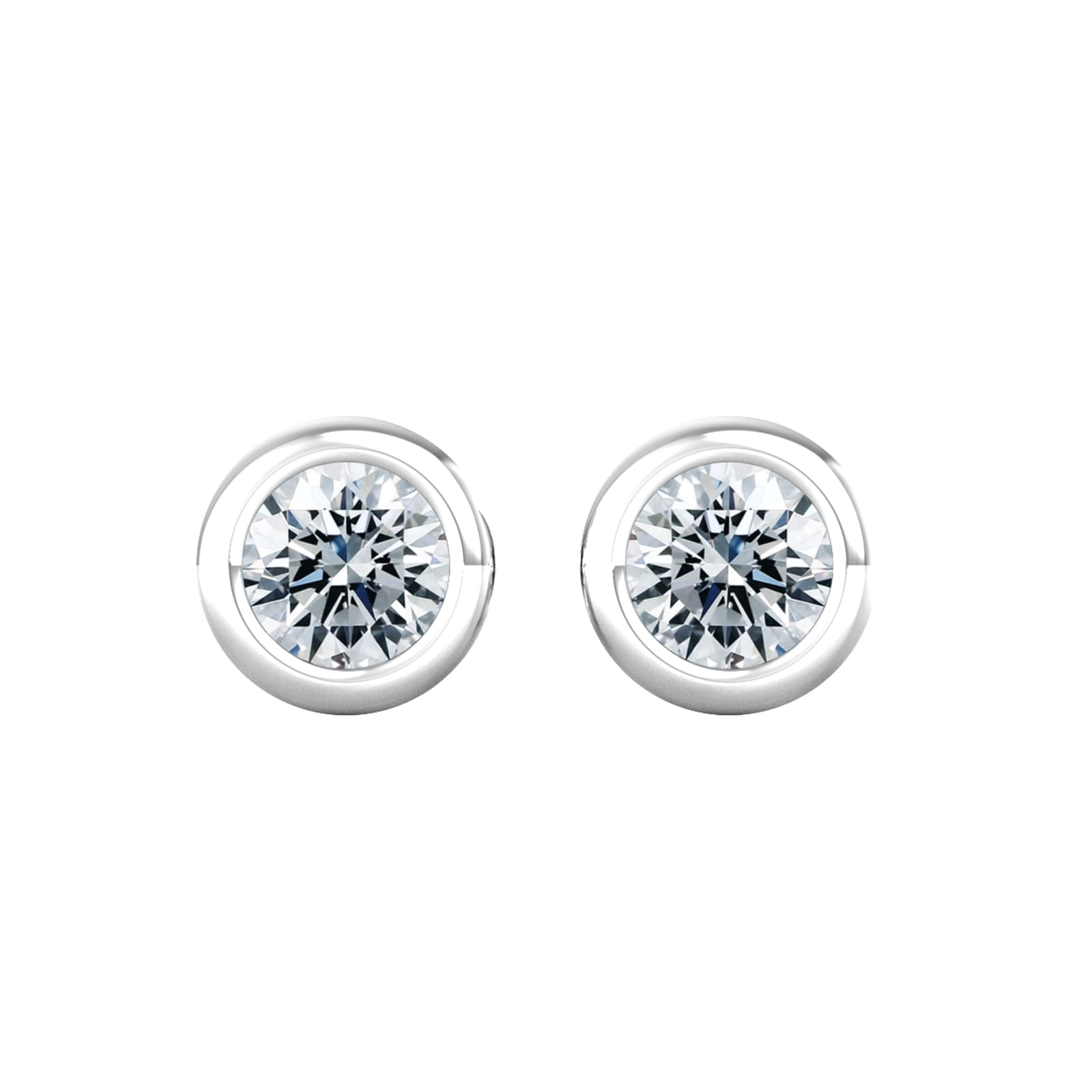 By Request 18ct White Gold 0.25ct Diamond Stud Earrings
