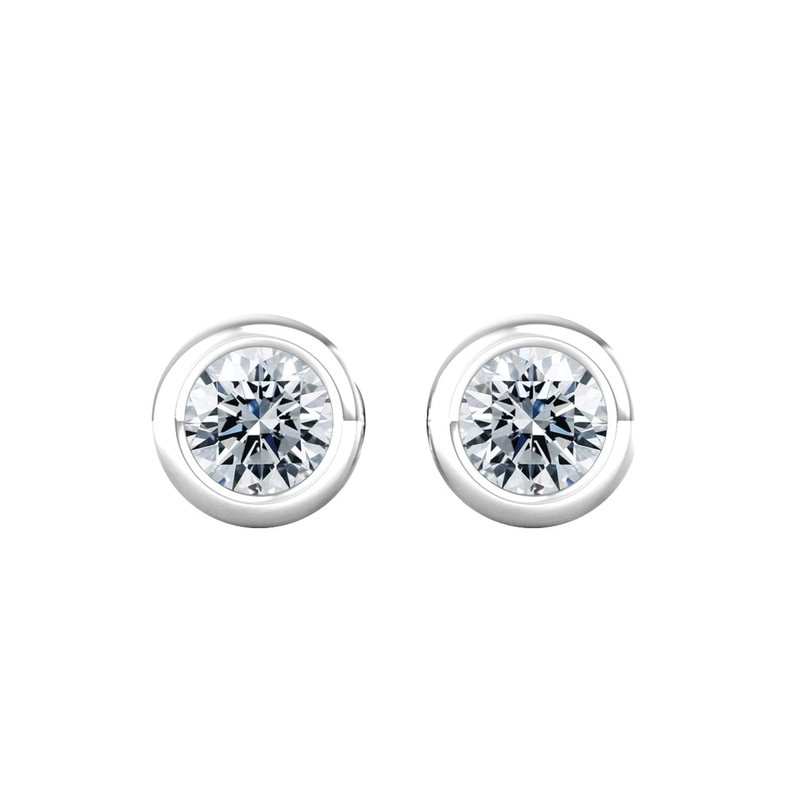 18ct White Gold 0.33ct Diamond Stud Earrings