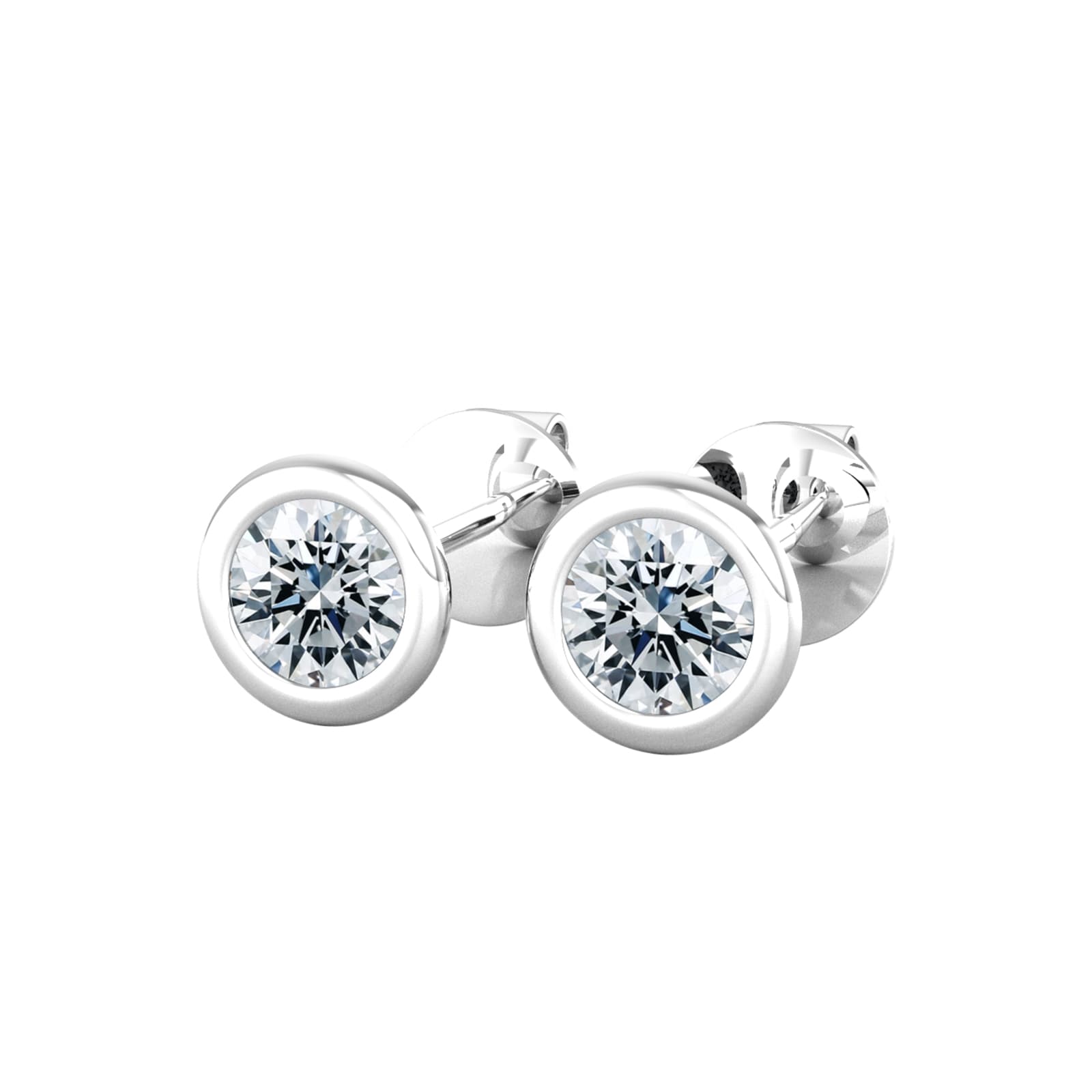 By Request 18ct White Gold 0.33ct Diamond Stud Earrings