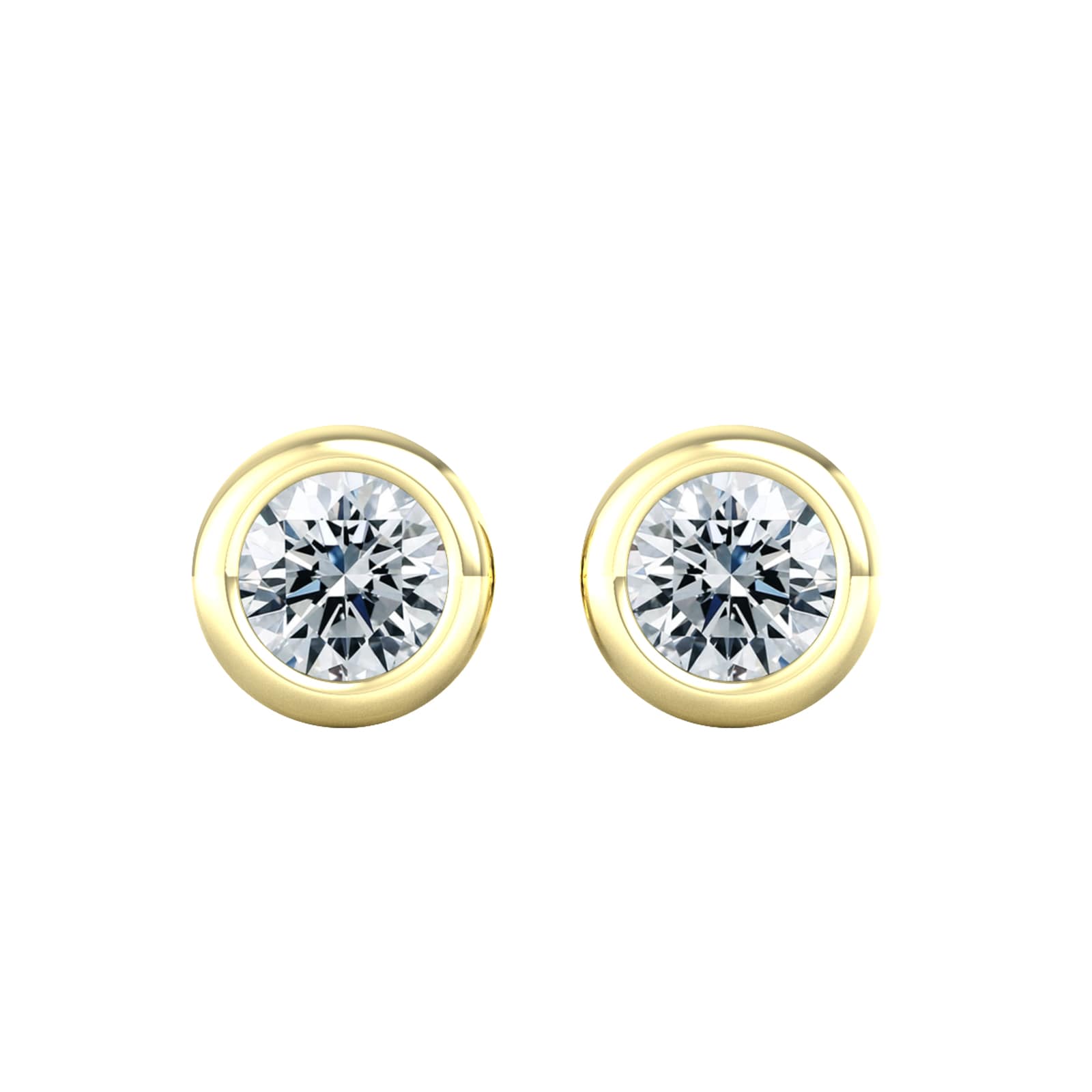 18ct Yellow Gold 0.33ct Diamond Stud Earrings