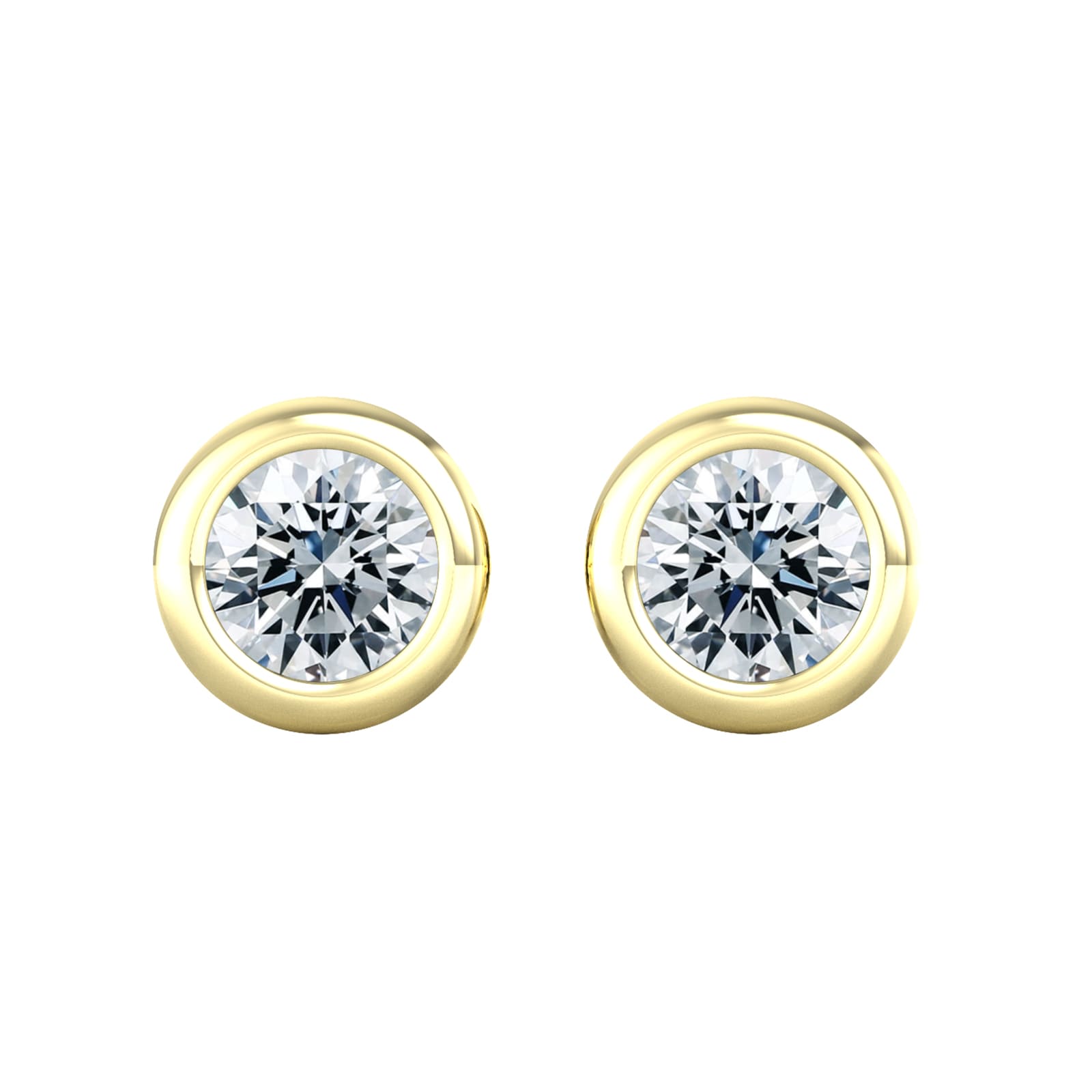 18ct Yellow Gold 0.40ct Diamond Stud Earrings