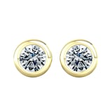 By Request 18ct Yellow Gold 0.75ct Diamond Stud Earrings
