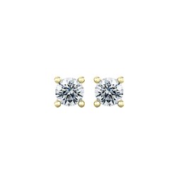 37893401 - 18ct Yellow Gold 0.25cttw Solitaire Diamond Stud Earrings