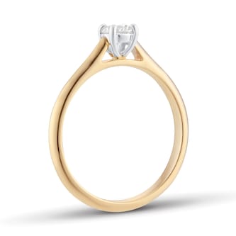 By Request 9ct White & Yellow Gold 0.25ct Diamond Ring By Request 9ct White & Yellow Gold 0.25ct Diamond Ring