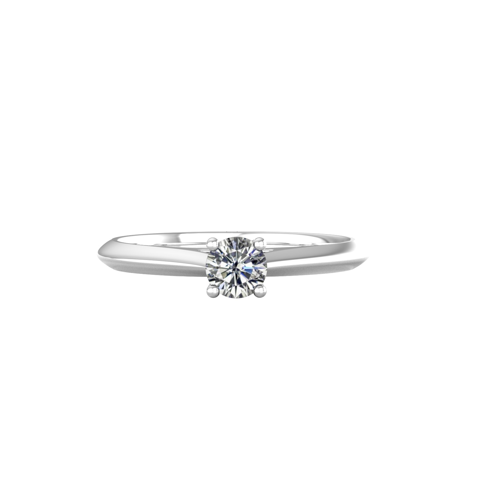 By Request 9ct White Gold 0.33ct Diamond Ring